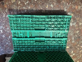 4 Cajas Plegables EUROPOOL SYSTEM Verdes