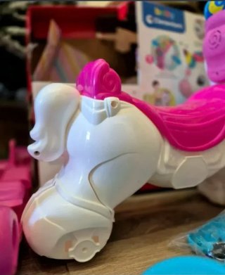 Unicornio balancín Clementoni 3 en 1