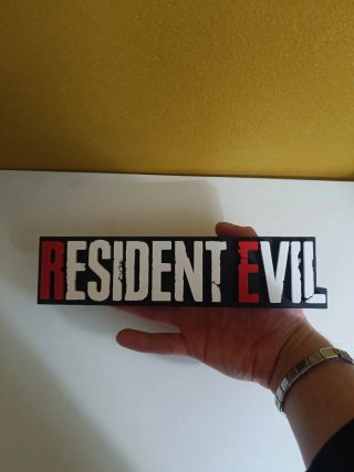 Targhetta Logo Resident Evil
