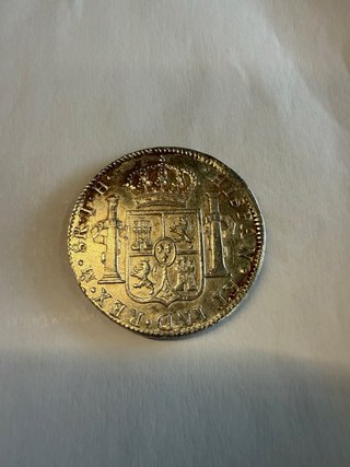 Moneda de duro de plata 1808 Carlos IV
