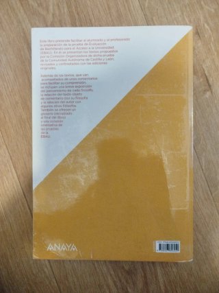 Textos de filosofía para la ebau anaya.