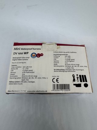 Mini Cámara Deportiva Impermeable ALBRECHT DV 100