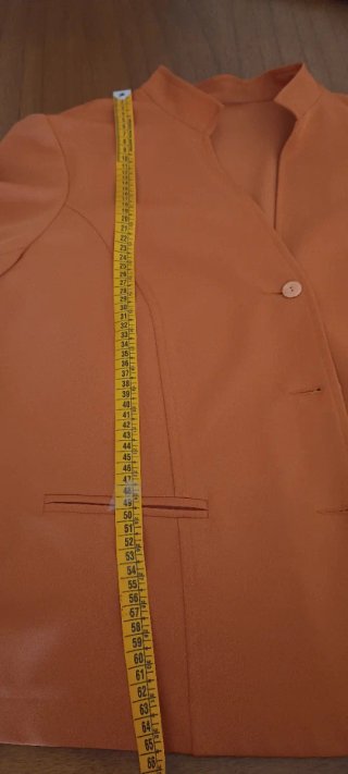 Chaqueta color teja