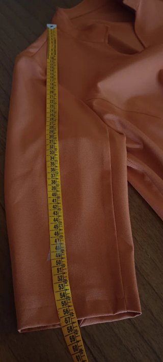 Chaqueta color teja