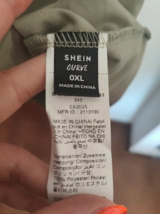 Abito SheIn verde militare