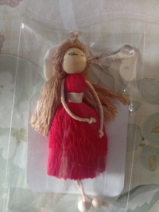 Colgante Muñeca Artesanal