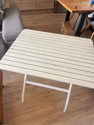 Conjunto mesa y 2 sillas de jardin