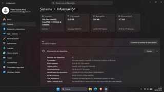 HP 14-dq2504la i3 1115g4 12GB RAM 512GB NVME