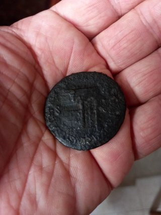 Moneda romana Sestercio Autentico de Nerón