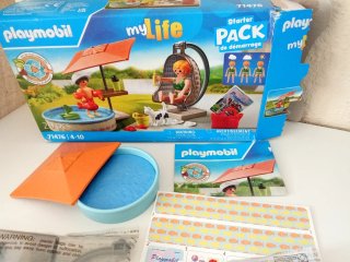 Jardín Playmobil con Caja, Lote 71476 Nuevo