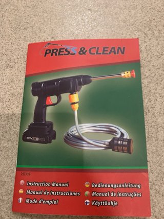 Pistola de Pintura a Batería Press & Clean