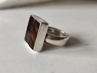 Anillos Plata Ley Diseño Moderno