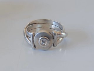 Anillos Plata Ley Diseño Moderno