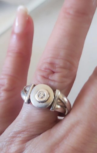 Anillos Plata Ley Diseño Moderno