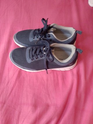 Zapatillas deportivas azul/gris T.38