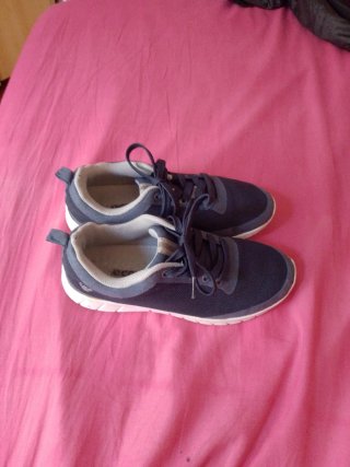 Zapatillas deportivas azul/gris T.38