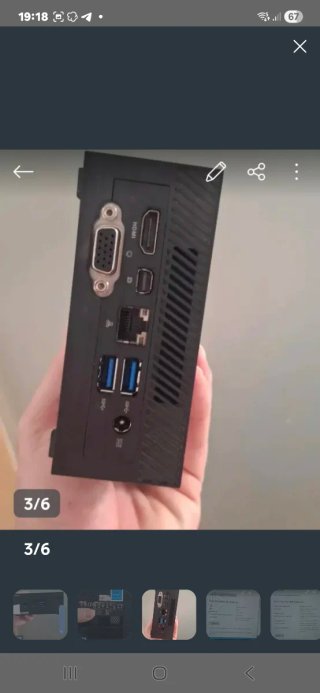 Mini PC Asus PN41-S1 Negro