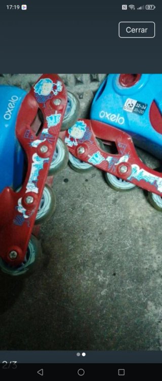 Patines en línea infantiles.  Talla 32