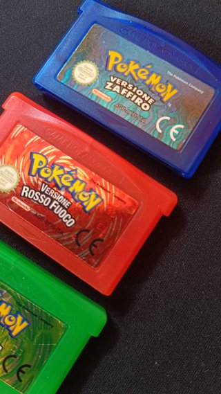 Lote 3 juegos Pokémon PAL ITA Nintendo GBA
