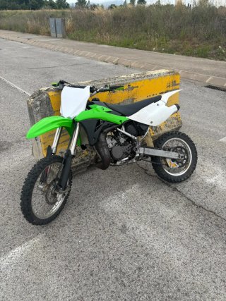 Kawasaki KX 85 Motocross Verde/Blanco