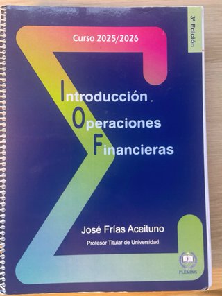 Libro Introducción a las Operaciones Financieras
