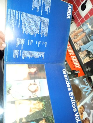 Lote 4 LPs Vinilo ABBA, West Side Story, Boney M