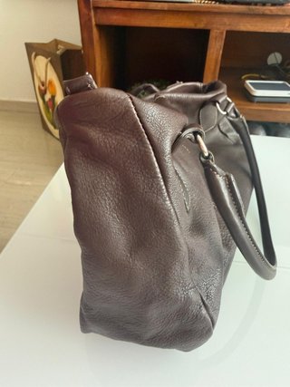 Bolso Pequeño de Piel original color Chocolate
