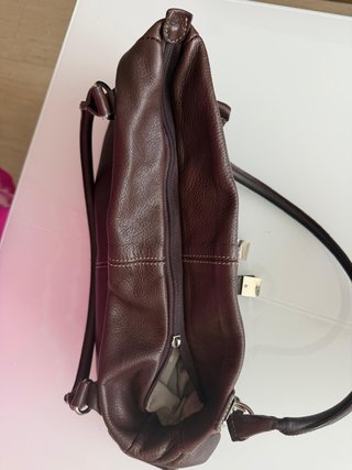 Bolso Pequeño de Piel original color Chocolate