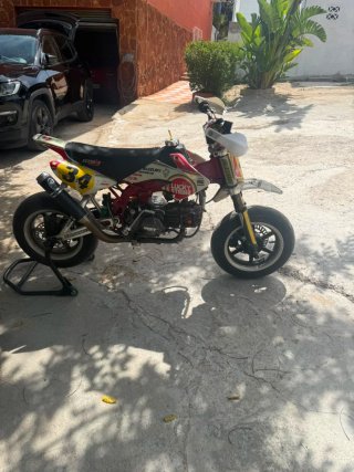 Pit Bike Suzuki 150cc Motocross Roja y Blanca