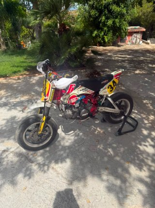 Pit Bike Suzuki 150cc Motocross Roja y Blanca
