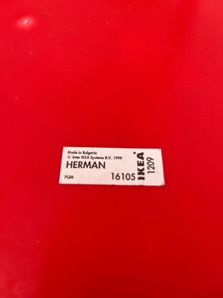 Silla  Ikea Roja