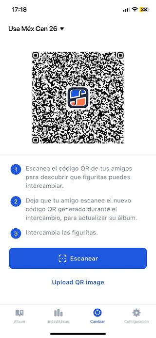 Cambio Cromos Panini Mundial FIFA 2026