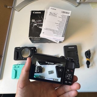 EN CAJA | Canon G7X Mark II + Accesorios
