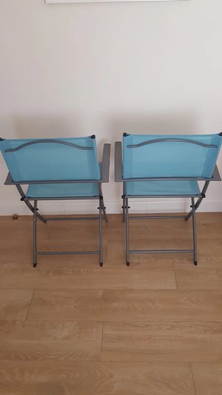 Pareja Sillas Exterior Naterial Emys Reposabrazos