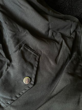 Chaqueta Bomber Negra Talla S Unisex