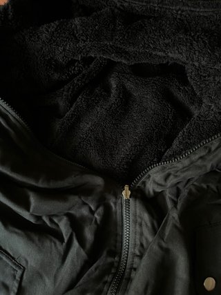 Chaqueta Bomber Negra Talla S Unisex