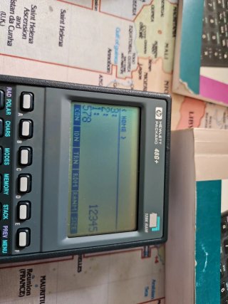 Calculadora HP 48G+ Gris Año 2000