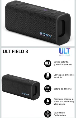 Sony ULT Field 3 Altavoz Bluetooth Portátil