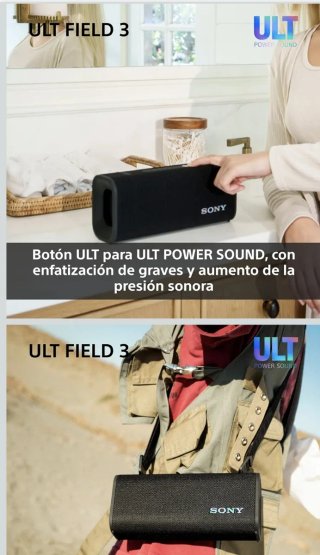 Sony ULT Field 3 Altavoz Bluetooth Portátil