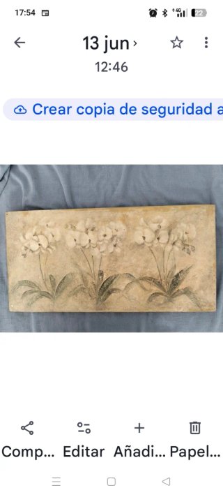 Lienzos Decorativos Flores Beige y Blanco