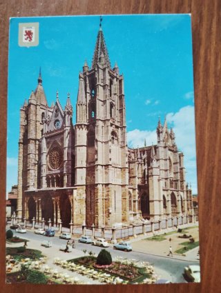 León  Postales Antiguas Catedral dos