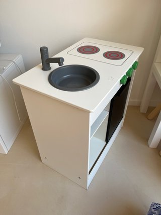 Cocina infantil IKEA blanca