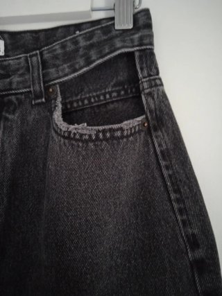 Pantalón mujer recto gris oscuro  T36