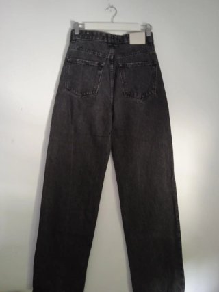 Pantalón mujer recto gris oscuro  T36