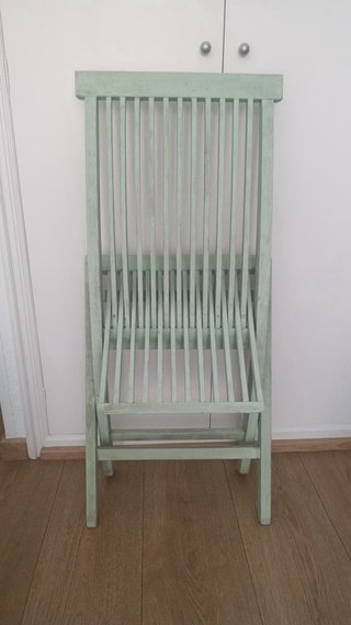 Sillas madera plegables para jardín (URGE VENDER)
