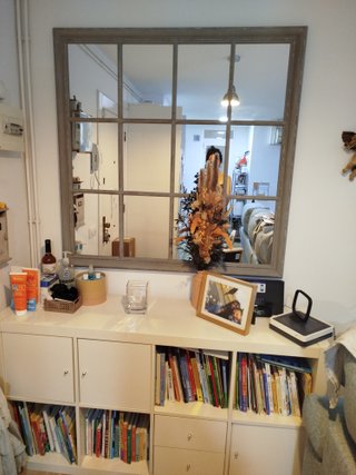 Estantería Kallax Ikea Madera con puertas y cajon