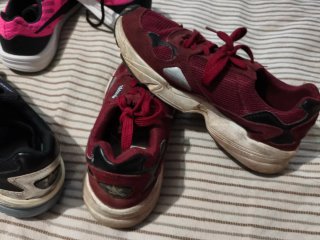 Zapatillas deportivas mujer negras y rosas