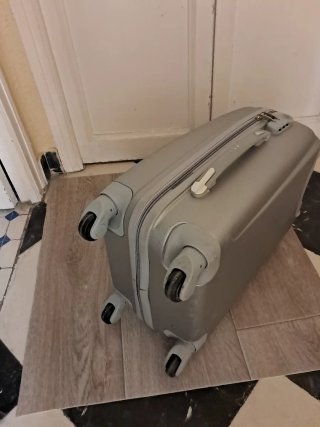 Maleta de cabina Samsonite plateada