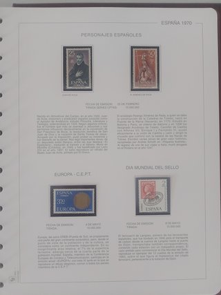 Sellos España 1970 MNH - Hojas FM