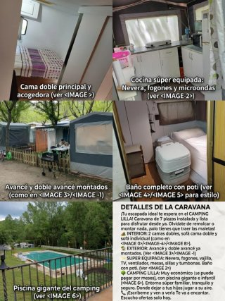 Caravana 7 plazas lista para disfrutar